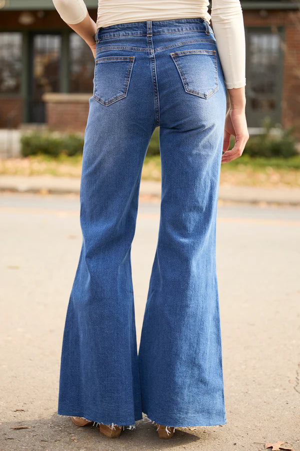 Dark Wash Flare Jeans